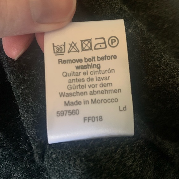 River island charcoal grey below the knee skirt, UK size 8 - Picture 5 of 6